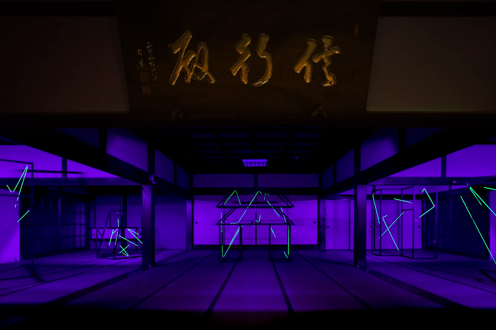 法華寺のための空間ドローイング