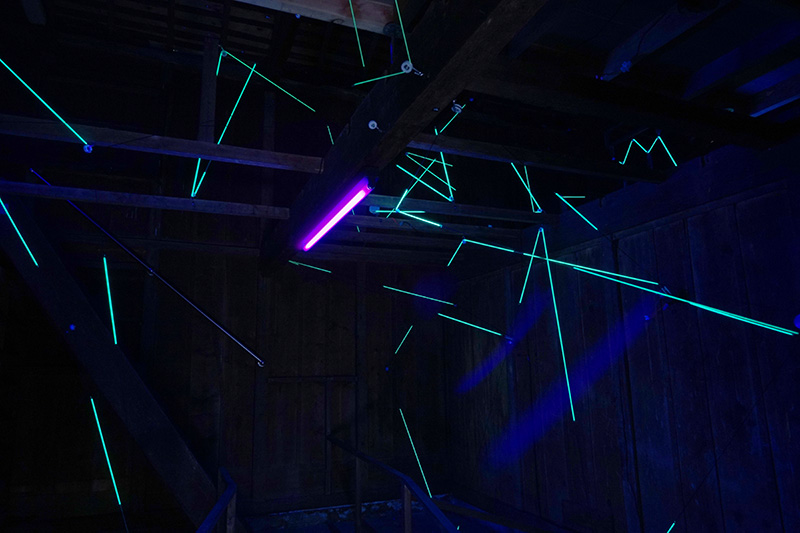 機械ゴーストの空間ドローイング