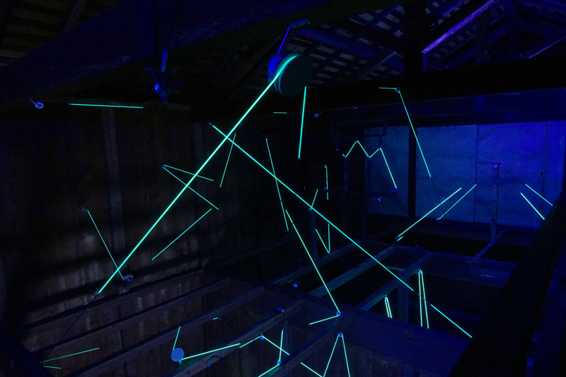 機械ゴーストの空間ドローイング