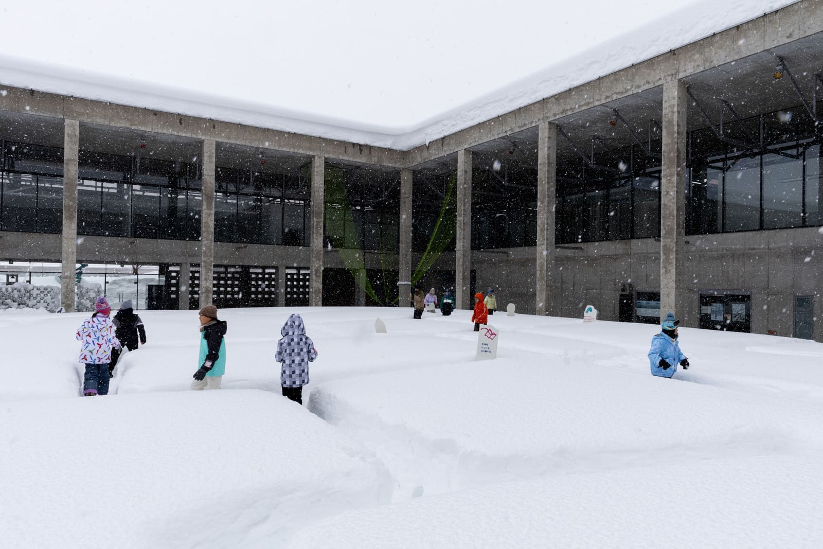 雪の阿弥陀渡り
