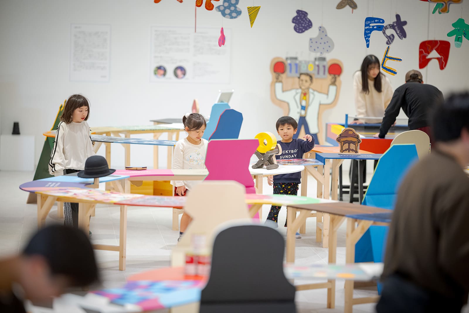 まるごとTADこども美術館+原倫太郎+原游《アートリバー双六》