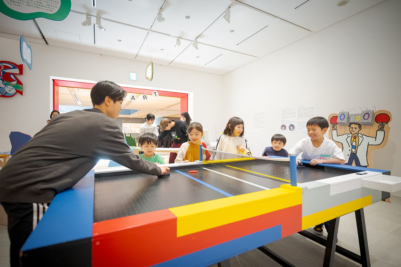 まるごとTADこども美術館+原倫太郎+原游《アートリバー双六》