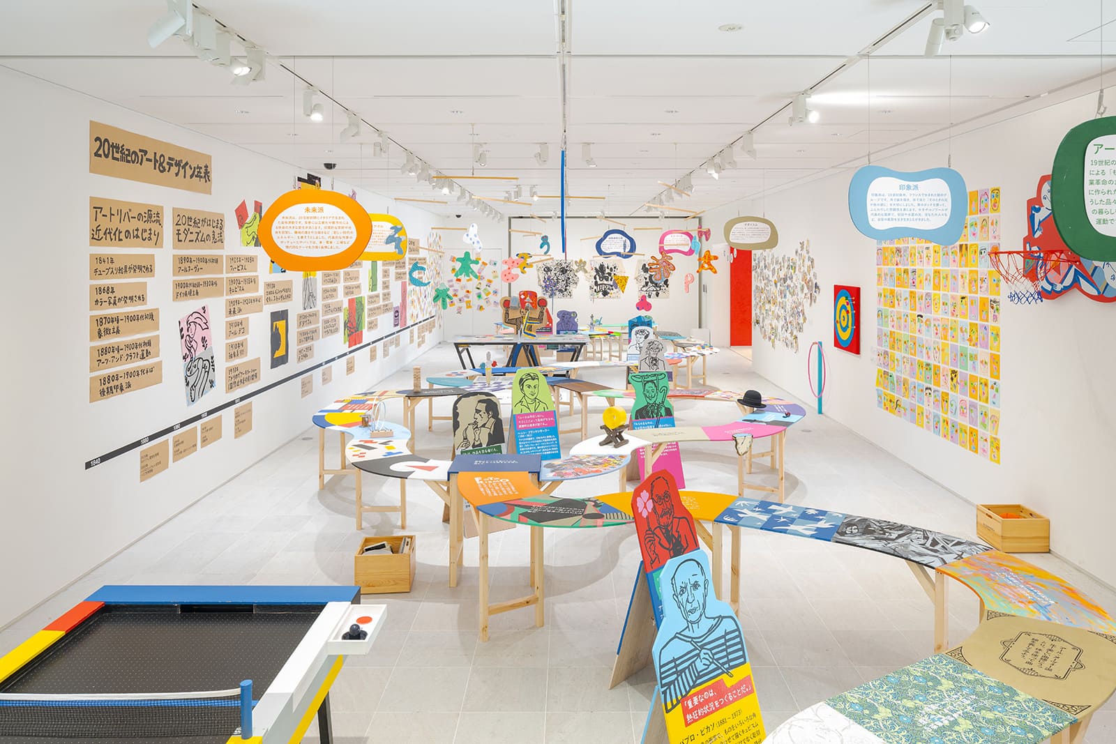 まるごとTADこども美術館+原倫太郎+原游《アートリバー双六》