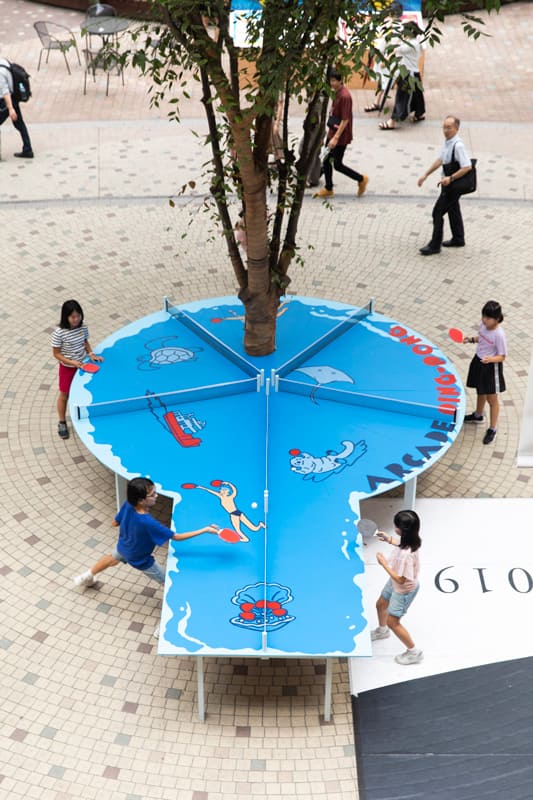 アーケード卓球